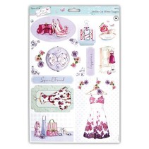 A4 udstanset ark med smukke designs