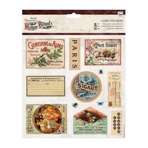 A4 Stanzbogen mit 12 Label Sticker