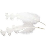 Embellishments / Verzierungen Duck feathers curled,