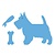 Marianne Design Preging og kutte matte, hund