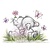 Wild Rose Studio`s A7 stempel set met Bella vriend