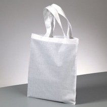 Tote cotton, short handle, to paint, stamp on and much more