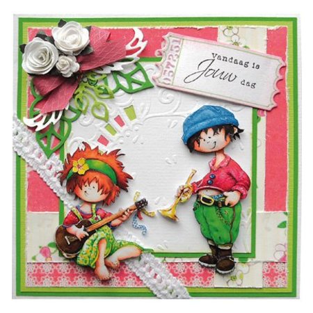 Marianne Design Taglio e goffratura stencil, etichette, etichette