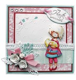 Marianne Design Taglio e goffratura stencil, etichette, etichette