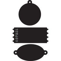 Skæring og prægning stencils, etiketter, labels