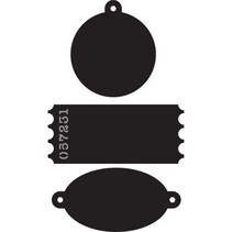 Corte e estampagem stencils, etiquetas, rótulos