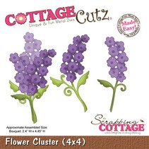 CottageCutz Flower Cluster (4x4), fiori