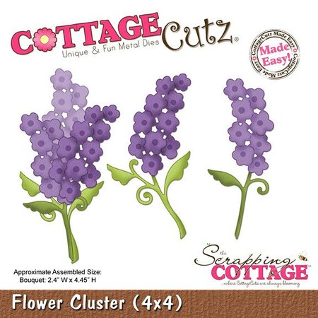 Cottage Cutz Cluster Fleur CottageCutz (de 4x4), fleurs