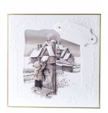 BASTELSETS / CRAFT KITS: Seppia Cartoline di Natale Craft Kit Staf Wesenbeek quadr. Mailbox, Robin