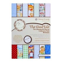 A4 decoupage ultimate pack (48pcs) - the good life Packed with lots of little extras to create more retro cards!
