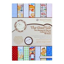 A4 ultimate decoupage pack (48pcs) - the good life Packed with lots of little extras to create more retro cards!