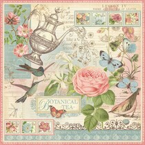Designer de Papel "Tea Botânico", 30,5 x 30,5 centímetros
