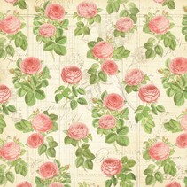 Designer Paper "Botanical Tea - Flora", 30.5 x 30.5 cm