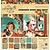 Graphic 45 Designers bloccano "Raining Cats and Dogs", 30,5 x 30,5 centimetri