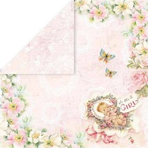 Designerpapier "Hello Baby", 30,5 x 30,5cm