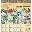 Graphic 45 Designere blok "Tid til at blomstre - Kalender", 20 x 20 cm
