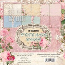 Designers block "Vintage Time", 30.5 x 30.5 cm
