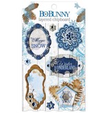 Bo Bunny Chipboards,  Powder Mountain