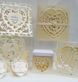 TONIC Tonic, stampaggio e goffratura stencil, Indulgenza affetti cuore pugno, 2 template