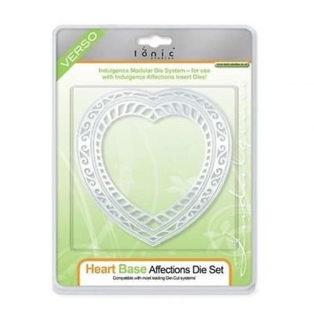 TONIC Tonic, stempelen en embossing stencil, Genot Affecties hart punch, 2 template