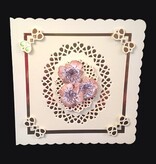 TONIC Tonic, estampagem e gravação stencil, latice Delicate, soco oval, 5 template