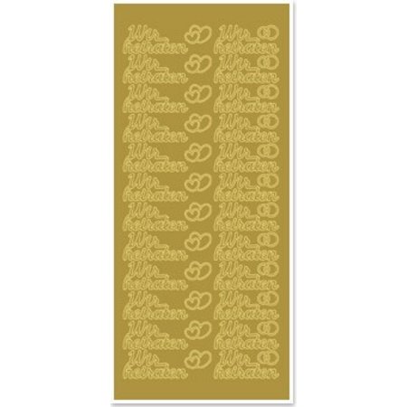 Sticker Ziersticker com texto alemão: vamos nos casar