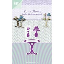 Punching and embossing template, table / Vase / Lamp