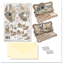 Bastelset notecards med dyremotiver hunde