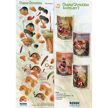 BASTELSETS / CRAFT KITS: Bastelset Cream Quackers Thema: Hobby