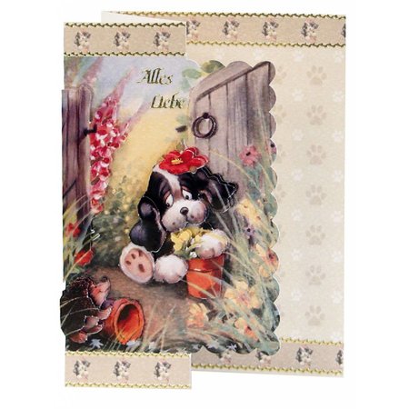 BASTELSETS / CRAFT KITS: Bastelset Thinking of you, Hundemotive