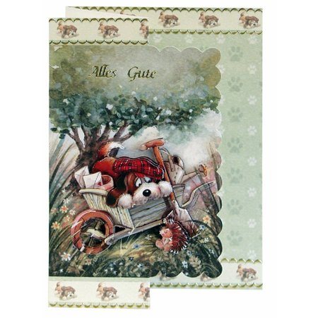 BASTELSETS / CRAFT KITS: Bastelset Thinking of you, Hundemotive