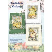 Carte Bastelset Pasqua a incisione in metallo