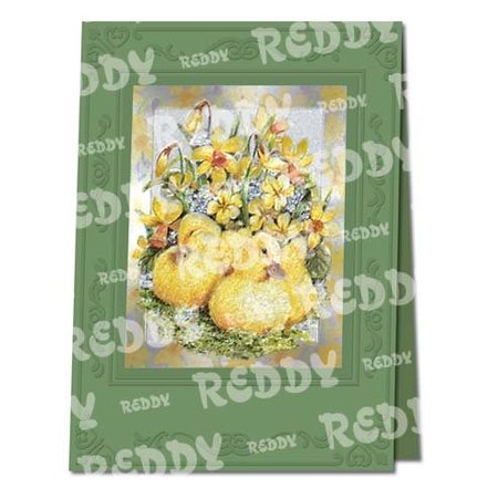 REDDY Bastelset Easter cards in metal engraving