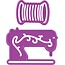 Joy!Crafts und JM Creation Stempelen en embossing stencil, naaimachine en draad