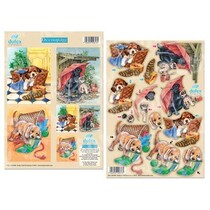 Hojas Dufex de corte: cachorros de juego