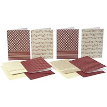 List cards with envelope, card size 10,5x15 cm, 16