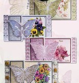 BASTELSETS / CRAFT KITS: Craft Kit Farfalla Biglietti d'auguri