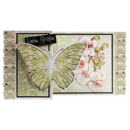 BASTELSETS / CRAFT KITS: Craft Kit Farfalla Biglietti d'auguri