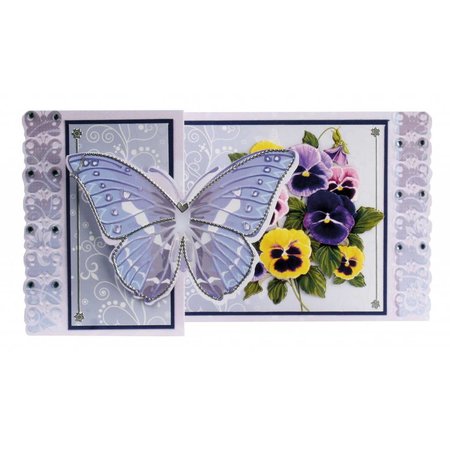 BASTELSETS / CRAFT KITS: Craft Kit Farfalla Biglietti d'auguri