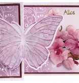 BASTELSETS / CRAFT KITS: Craft Kit Farfalla Biglietti d'auguri