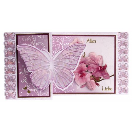 BASTELSETS / CRAFT KITS: Bastelset Schmetterlingskarten