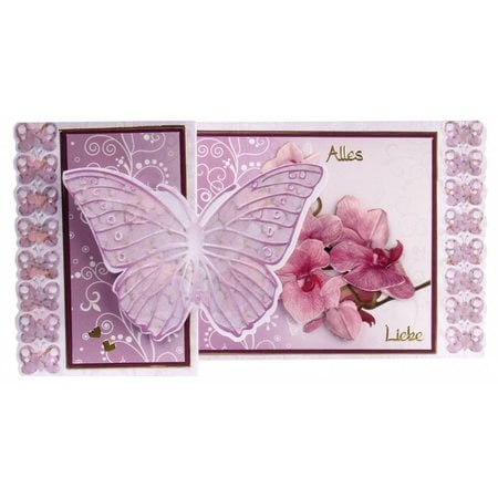 BASTELSETS / CRAFT KITS: Craft Kit Farfalla Biglietti d'auguri