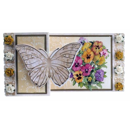 BASTELSETS / CRAFT KITS: Craft Kit Farfalla Biglietti d'auguri