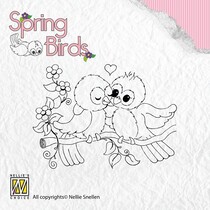 Sellos Claro, pájaros de la primavera