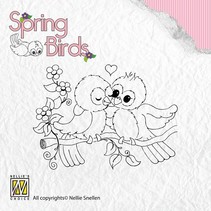 Klare frimerker, våren fugler