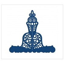 Stands de cartes de dentelle en lambeaux, les cartes se distinguent