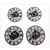 Embellishments / Verzierungen ScrapBerry s Set Of Clock, metal