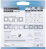 BASTELZUBEHÖR / CRAFT ACCESSORIES Scoring Board Tool Set mit Falzbein