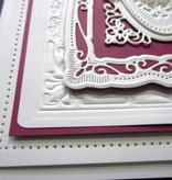 Spellbinders und Rayher Spellbinder, estampage et gaufrage pochoir, joli cadre décoratif