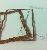 Spellbinders und Rayher Spellbinder, estampado y cliché de estampado, marco Pretty decorativo